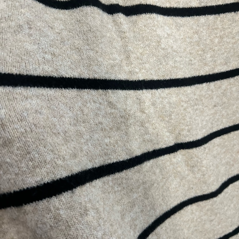 Aerie Beige and Black Striped Sweater - Picture 5 of 5